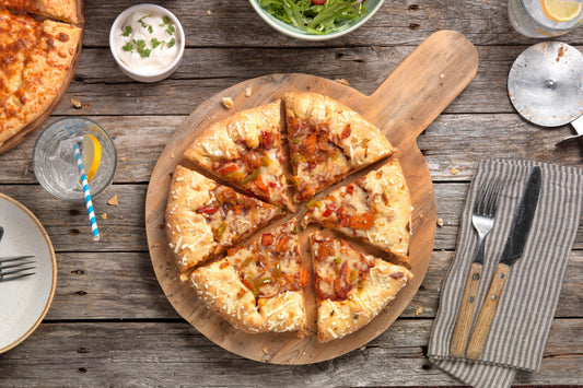 Chicago Town Take Away Stuffed Crust 25cm Vegan BBQ Jackfruit 10x1 1 x 10 Ready Meals Asetena Pa 