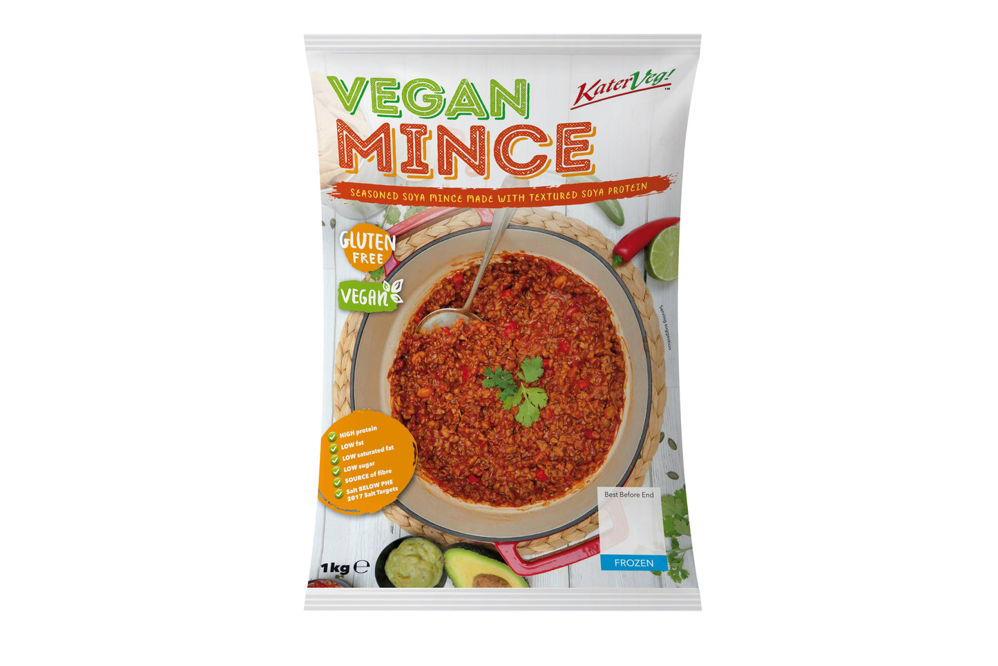 Katerveg! Meat Free Mince 1 x 1kg Ready Meals Asetena Pa 