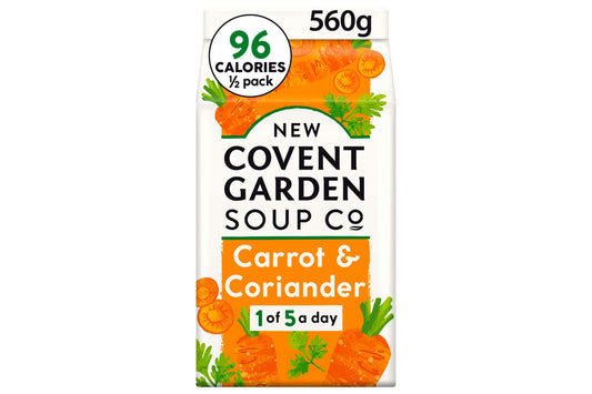 New Covent Garden Soup Co. Carrot & Coriander 560g 1 x 560g Ready Meals Asetena Pa 