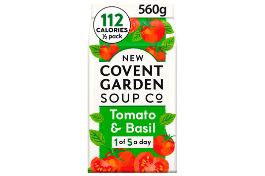 New Covent Garden Soup Co. Tomato & Basil 560g 1 x 560g Ready Meals Asetena Pa 