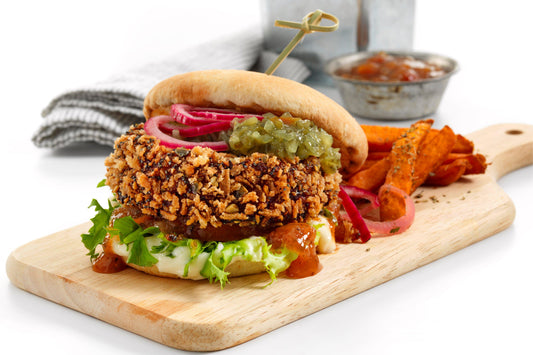 Brakes Beetroot Red Pepper & Quinoa Burger 24 x 130g Ready Meals Asetena Pa 
