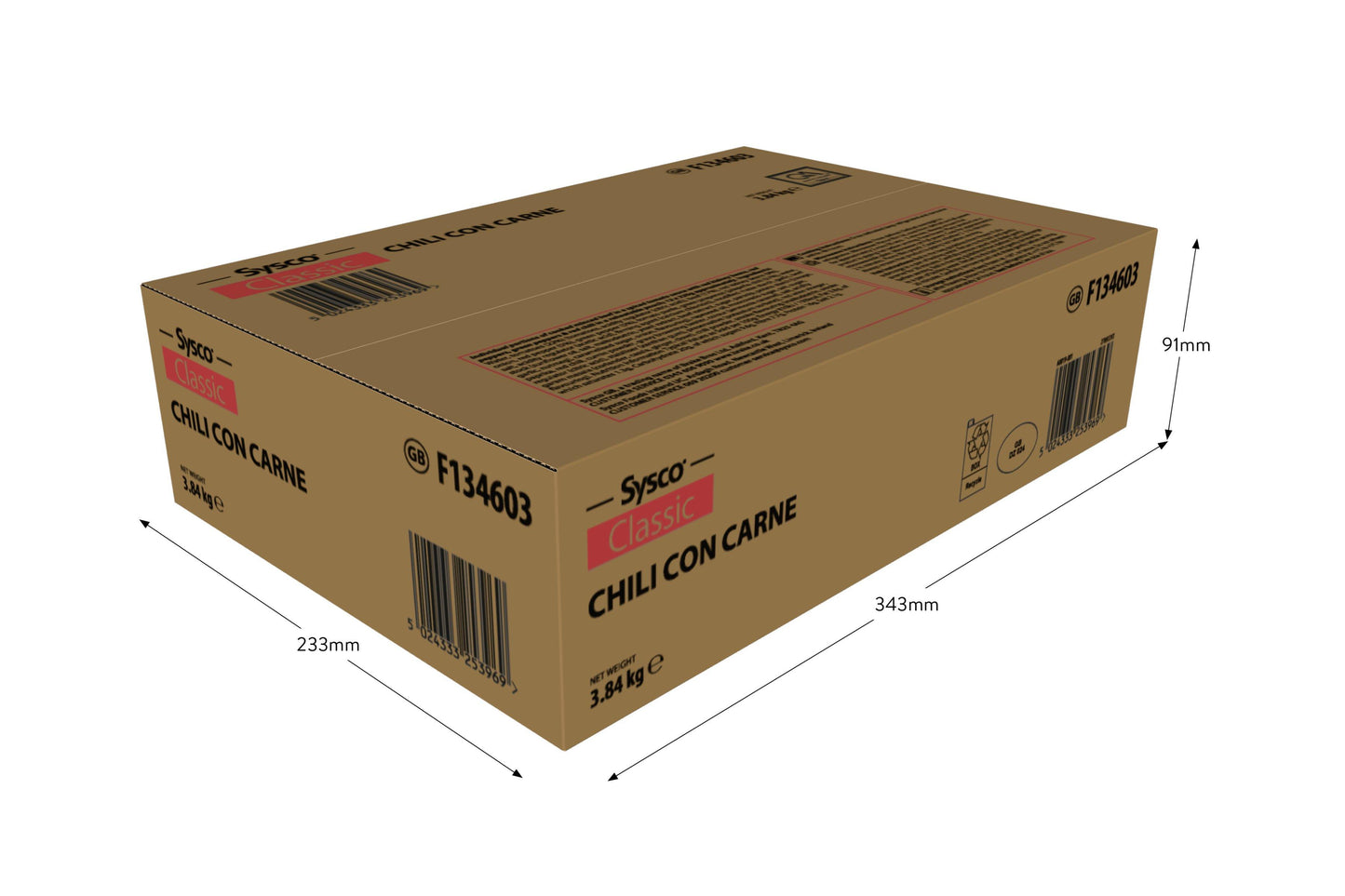 Brakes Chilli Con Carne 2x1.36kg Ready Meals Asetena Pa 