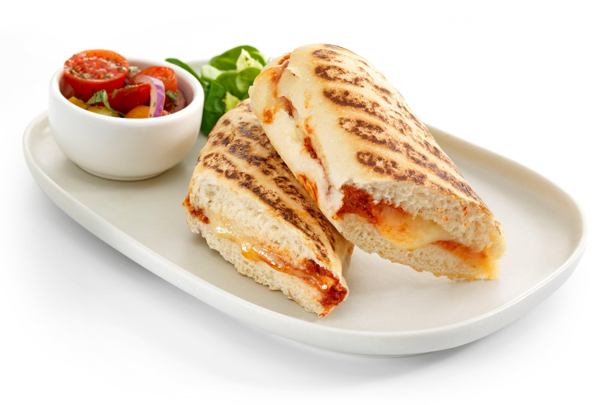 Tiffin Sandwiches Margherita Panini 1 x 24 Ready Meals Asetena Pa 