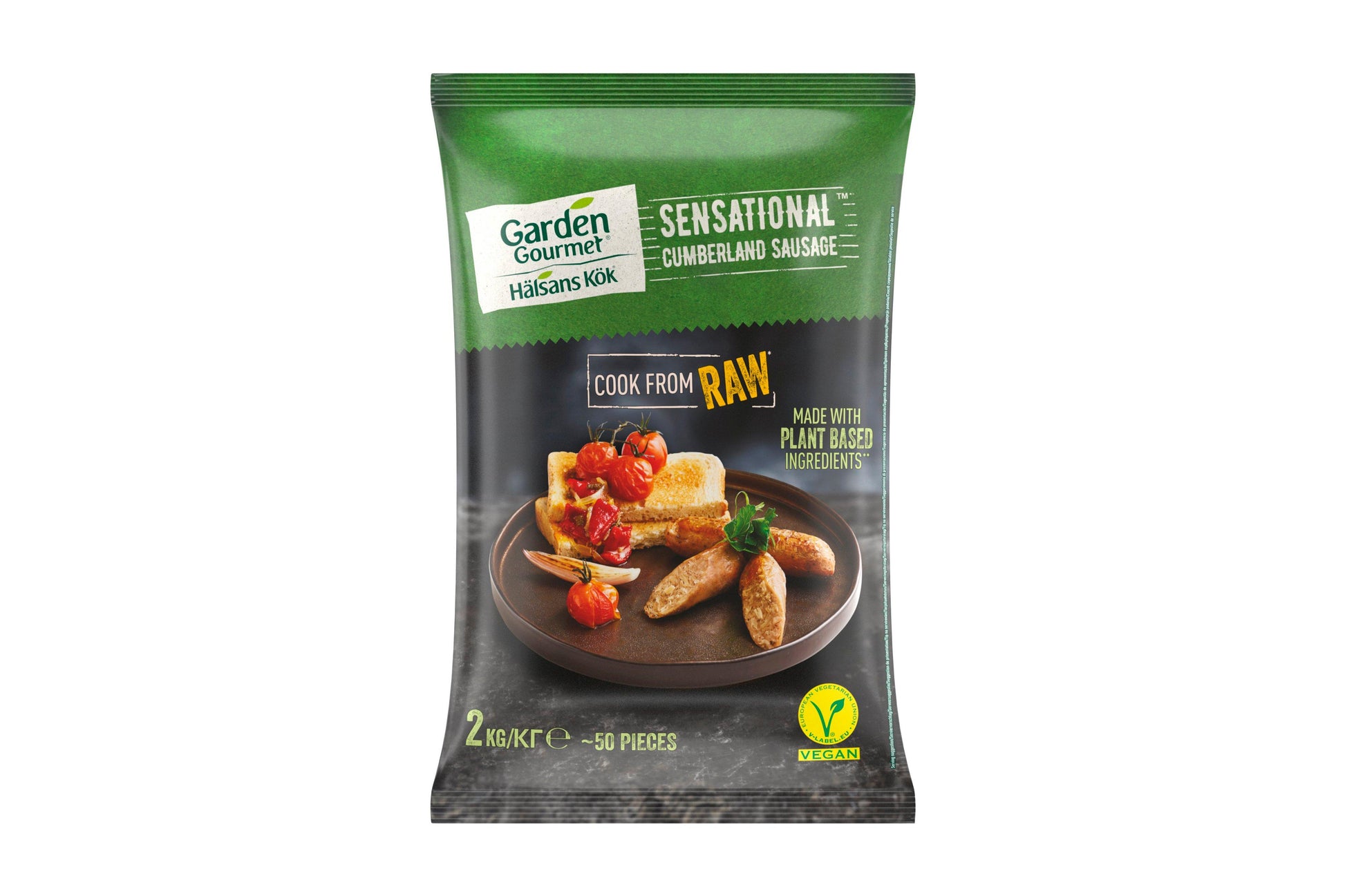 Garden Gourmet® Sensational™ Cumberland Sausage 1 x 2kg Ready Meals Asetena Pa 