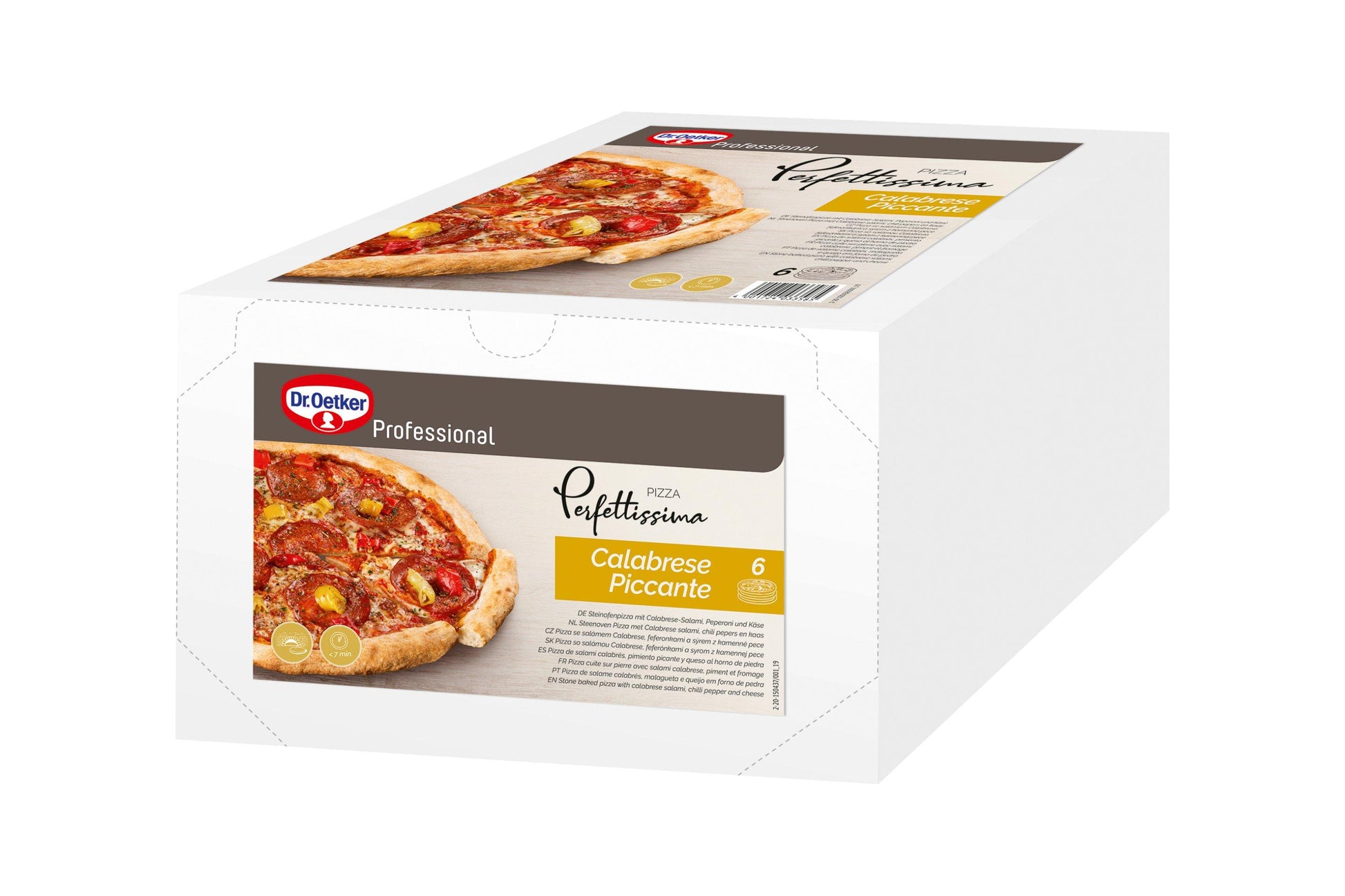 Dr. Oetker  Pizza Perfettissima Spicy Calabrese Piccante 1 x 6 Ready Meals Asetena Pa 