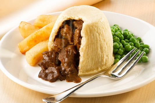 Wright's Steak & Kidney Suet Pudding 8 x 390g Ready Meals Asetena Pa 