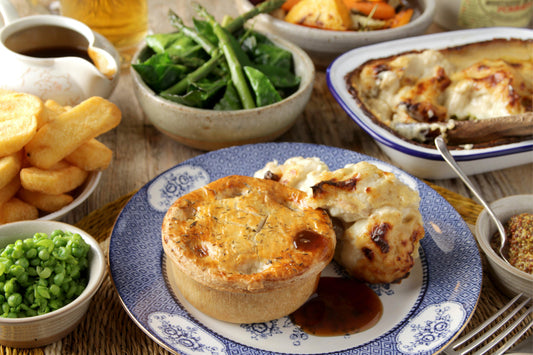Tom's Pies Cheese & Onion Pie 24 x 260g Ready Meals Asetena Pa 
