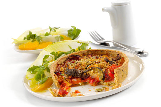 Mediterranean Vegetable & Basil Tart 12 x 260g Ready Meals Asetena Pa 