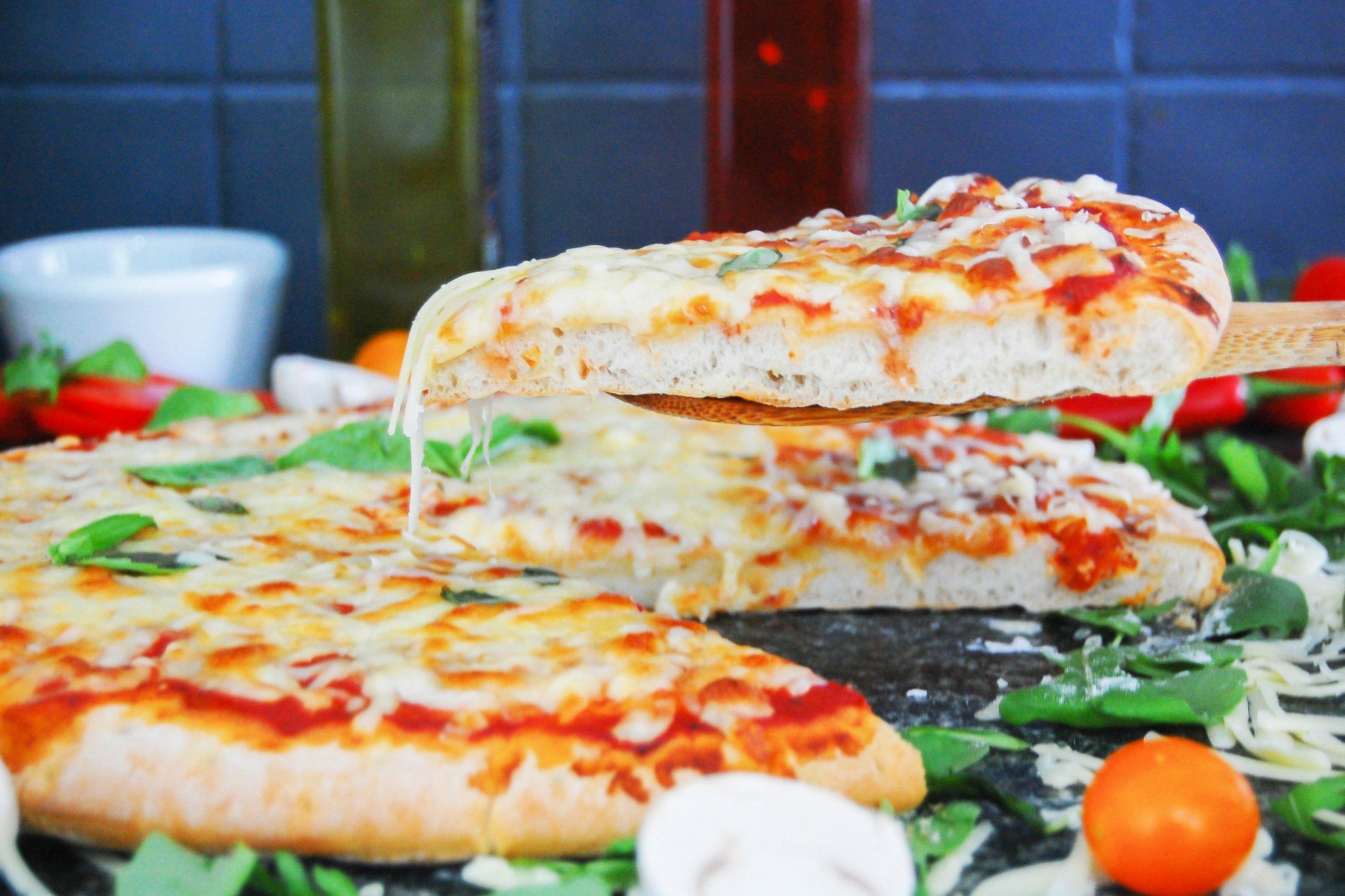 Uin Foods 12" Deep Pan Part-baked Stonebaked Pizza Base 1 x 10 Ready Meals Asetena Pa 