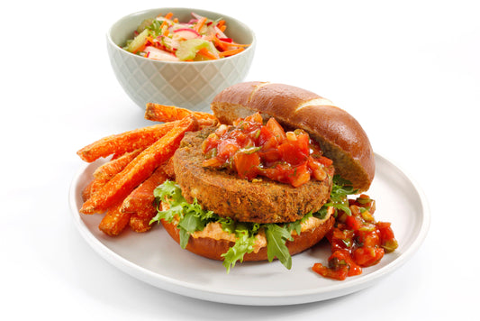 KK Falafel & Spinach Burgers 24 x 113g Ready Meals Asetena Pa 
