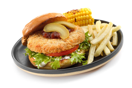 Sysco Essentials Crispy Crumbed Vegetable Quarter Pound Burger 50x113g Ready Meals Asetena Pa 