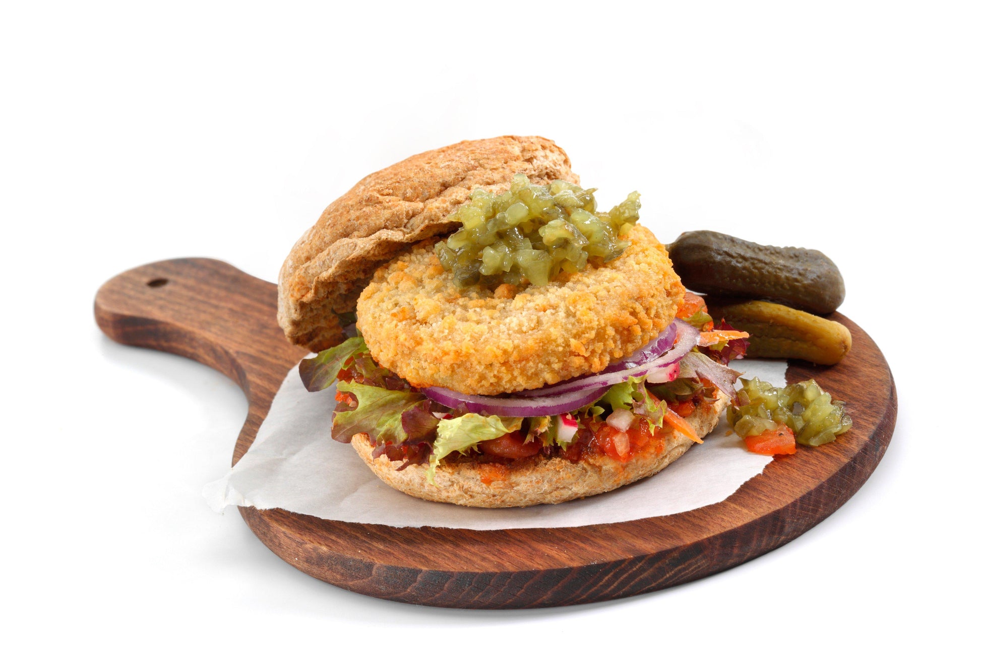 Sysco Essentials Crispy Crumbed Vegetable Burger 85 x 57g Ready Meals Asetena Pa 
