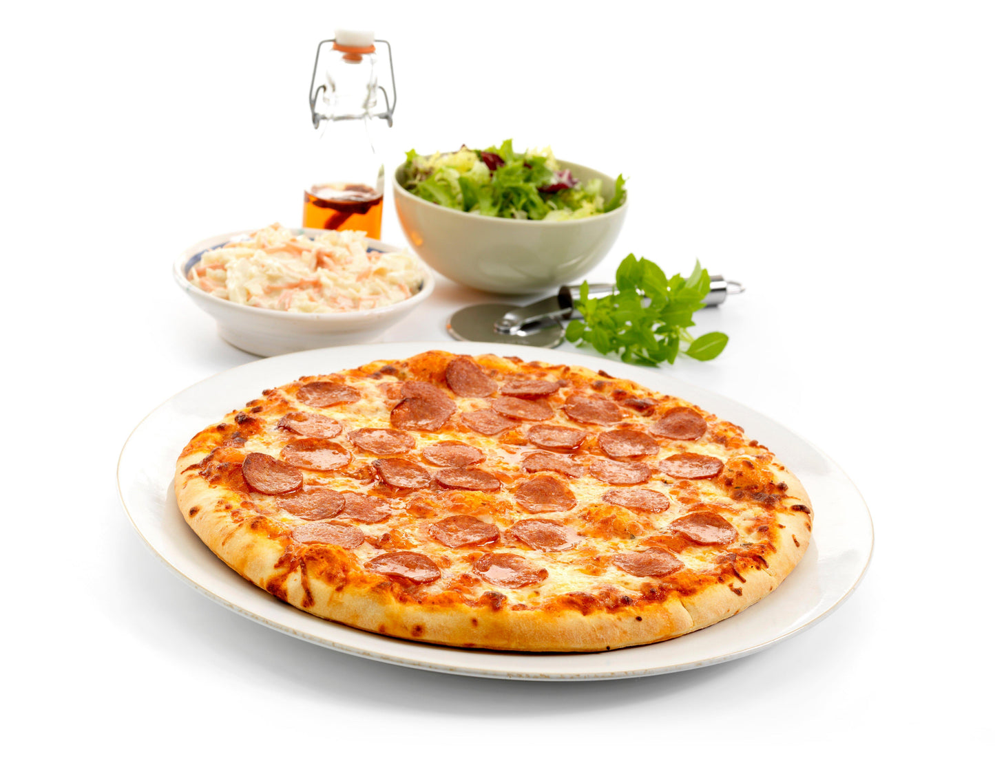 Sysco Classic Stonebaked Pepperoni Pizza 10" 1 x 10 Ready Meals Asetena Pa 