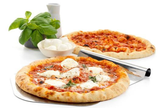 Sysco Premium Stonebaked Sourdough Pizza Base topped with Tomato Sauce 12" 1 x 8 Ready Meals Asetena Pa 