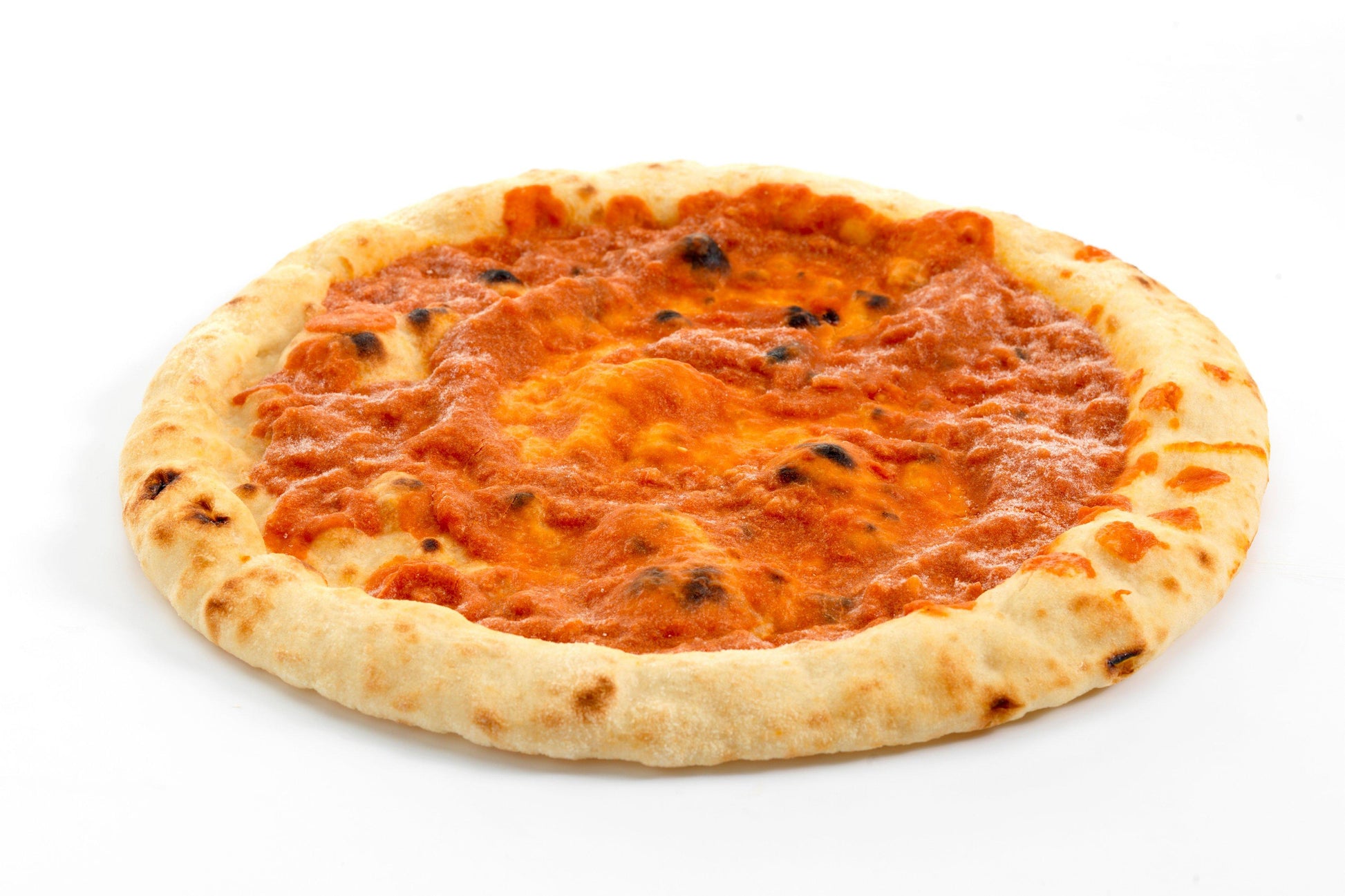 Sysco Premium Stonebaked Sourdough Pizza Base topped with Tomato Sauce 12" 1 x 8 Ready Meals Asetena Pa 