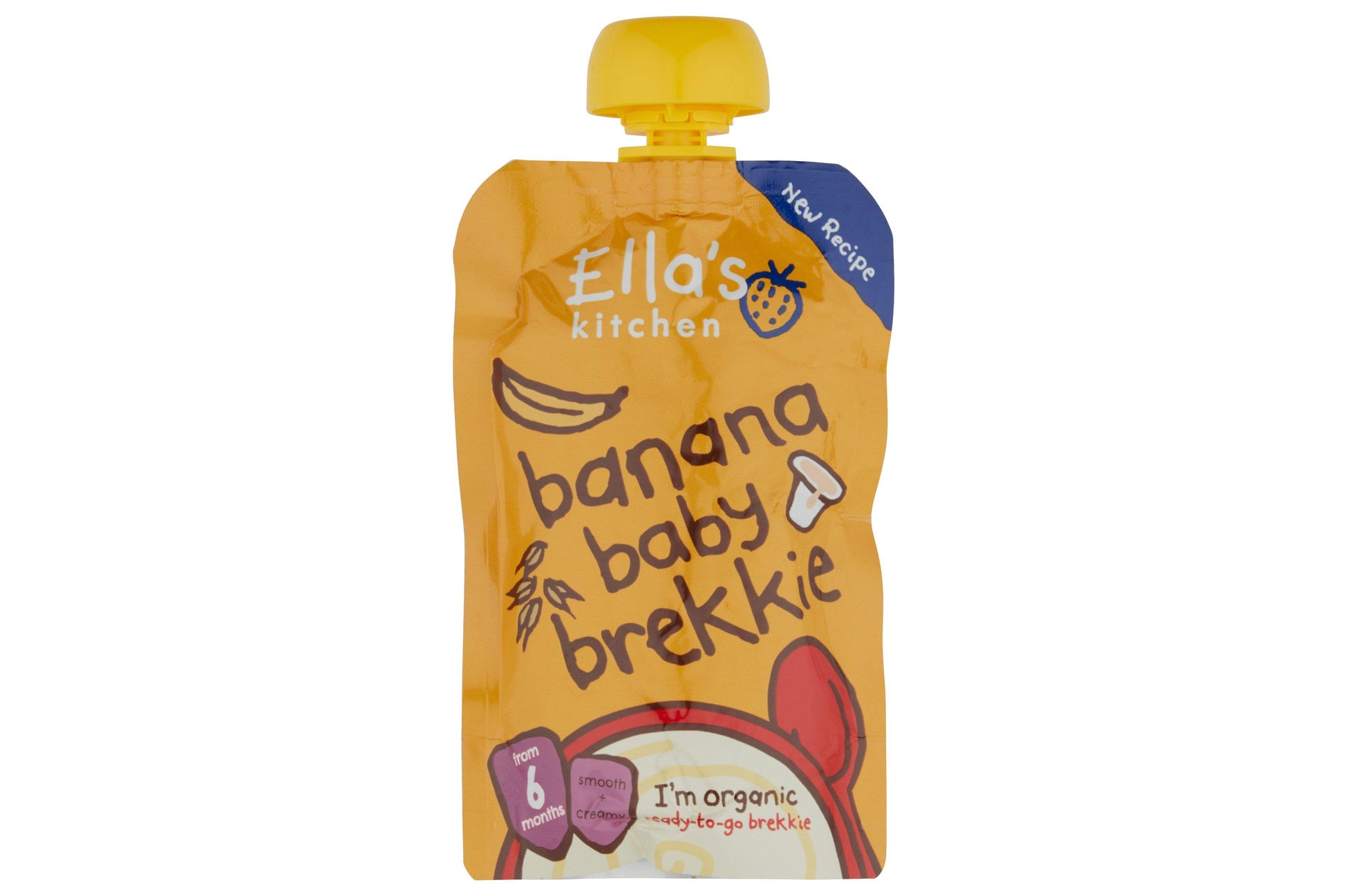 Ella's Kitchen Baby Brekkie Banana 6 x 100g Ready Meals Asetena Pa 