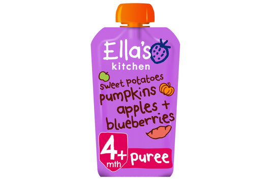 Ella's Kitchen Potato Pumpkin Apple Blueberry 7 x 120g Ready Meals Asetena Pa 