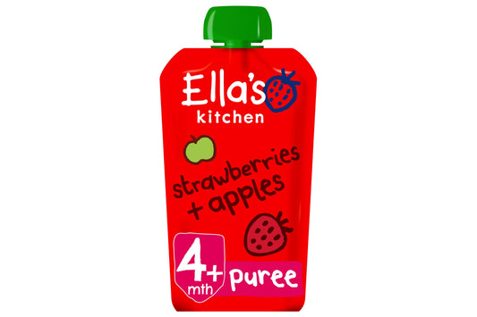 Ella's Kitchen Strawberries Apples 7 x 120g Ready Meals Asetena Pa 