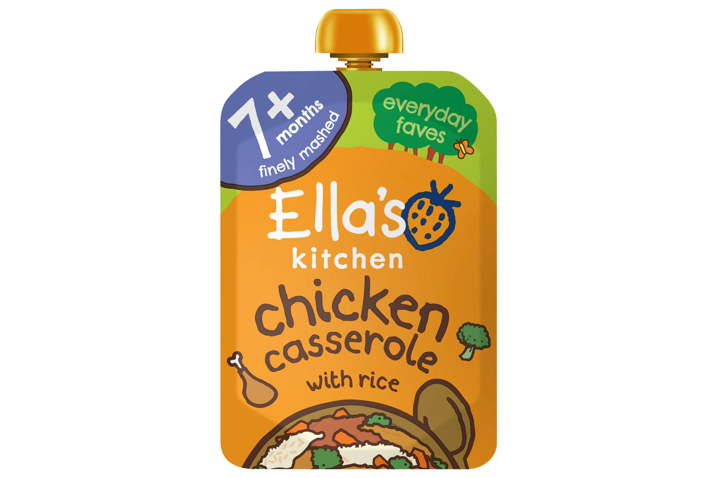 Ella's Kitchen Chicken Rice Casserole 6 x 130g Ready Meals Asetena Pa 