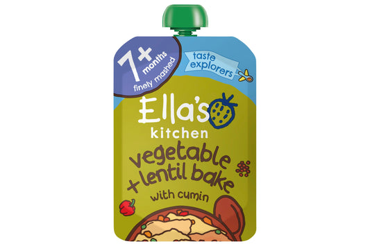 Ella's Kitchen Vegetable Lentil Bake 6 x 130g Ready Meals Asetena Pa 