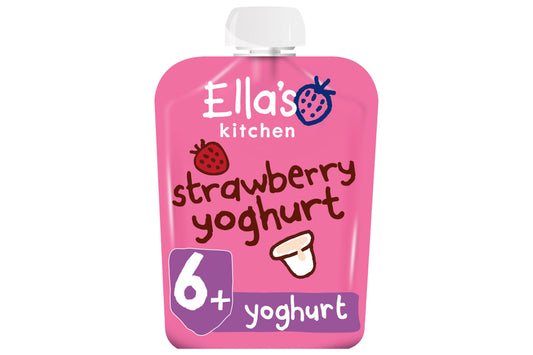 Ella's Kitchen Strawberry Greek Yoghurt 6 x 90g Ready Meals Asetena Pa 