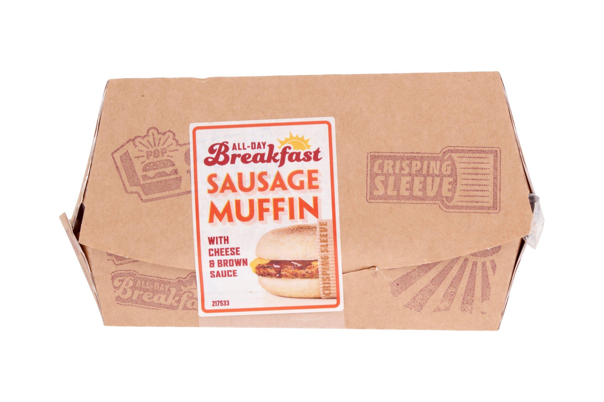 Rustlers All Day Breakfast Sausage Muffin 4 x 133g Ready Meals Asetena Pa 