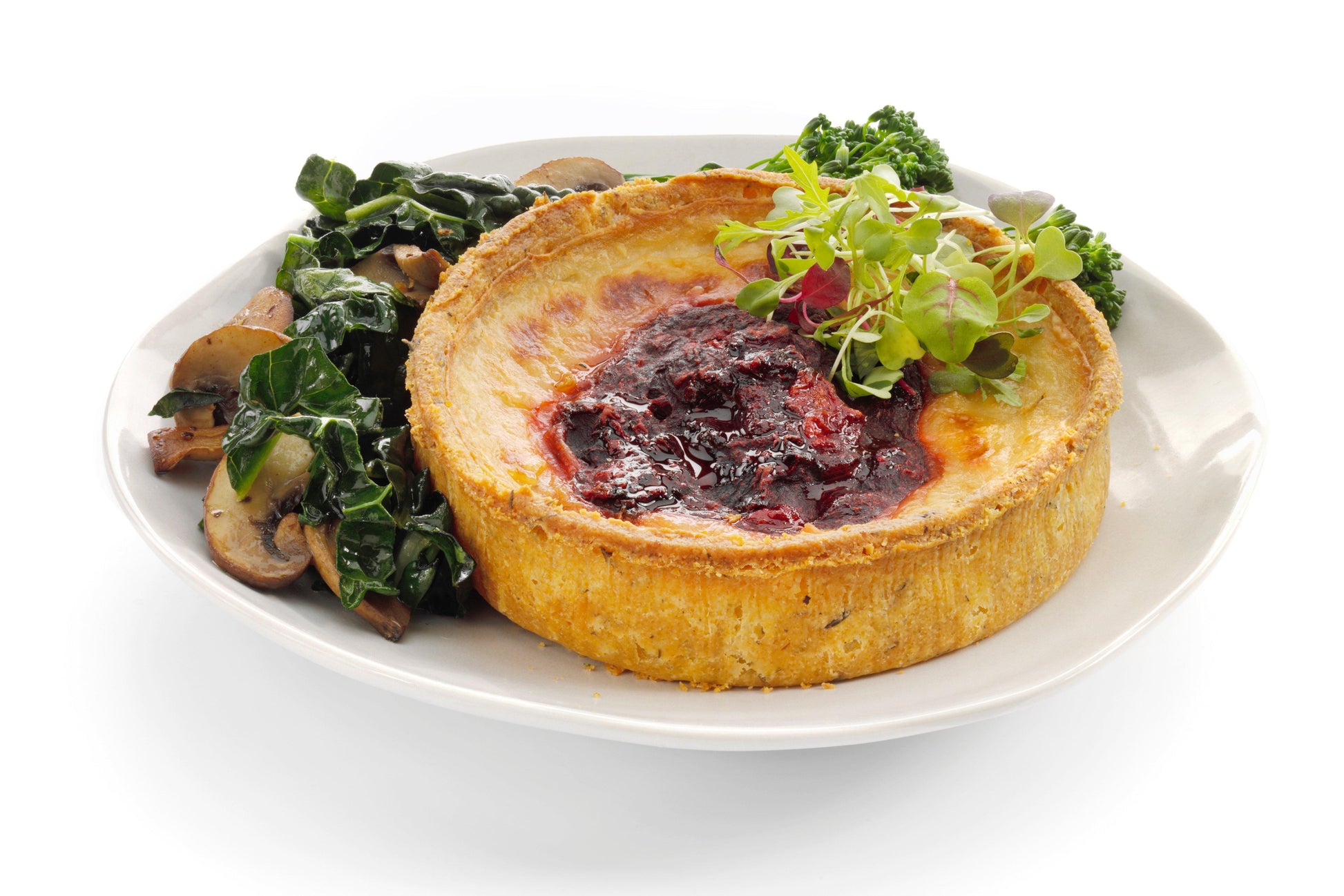 Bespoke Kitchen Foods Beetroot & Brie Tart 18 x 265g Ready Meals Asetena Pa 