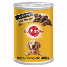 Pedigree Dog Tin With Chicken In Jelly  12x400g