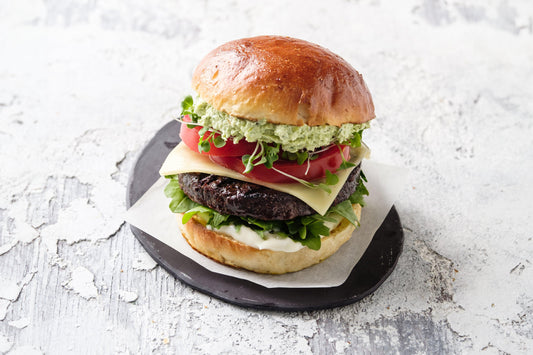 Fable Pulled Mushroom Burger 40 x 110g Ready Meals Asetena Pa 