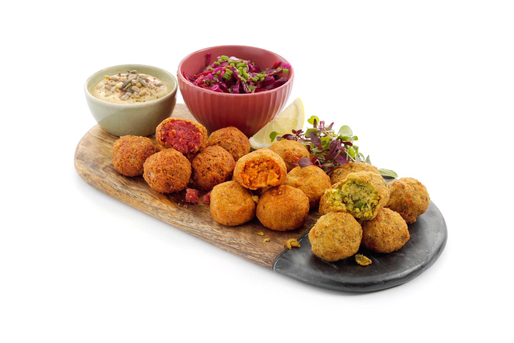 Sysco Classic Trio of Falafel 3 x 30 Ready Meals Asetena Pa 
