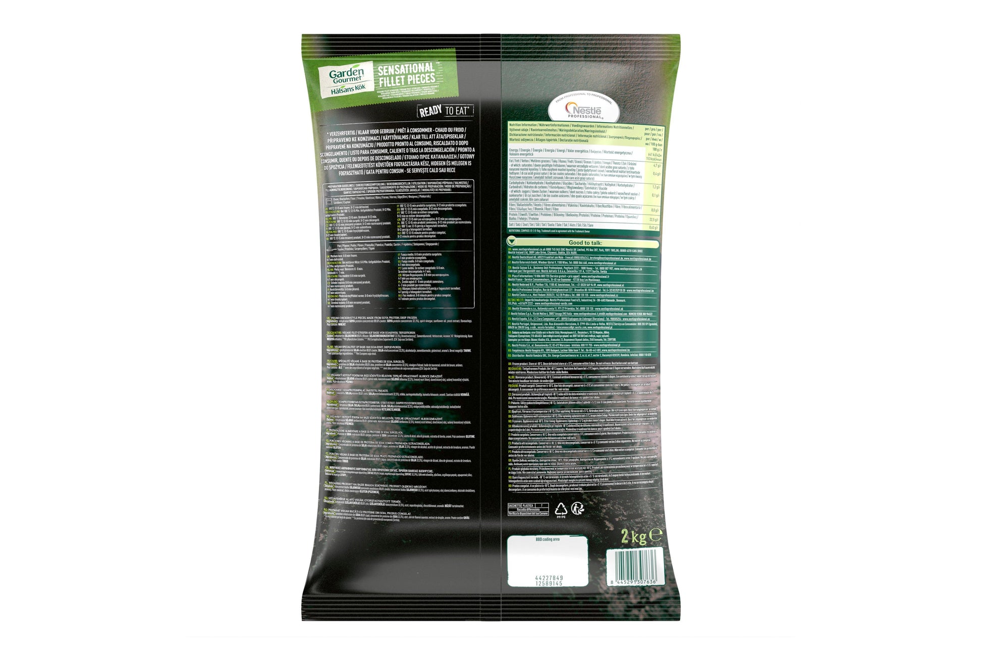 Garden Gourmet Sensational Fillet Pieces 1 x 2kg Ready Meals Asetena Pa 