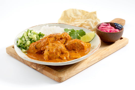 Sysco Premium Slow Cooked Butter Chicken Curry 12 x 350g Ready Meals Asetena Pa 