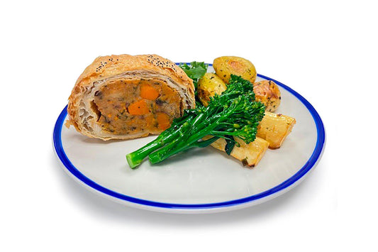 Bespoke Kitchen Foods Root Vegetable Vegan Wellington 2 x 10 x 175g Ready Meals Asetena Pa 