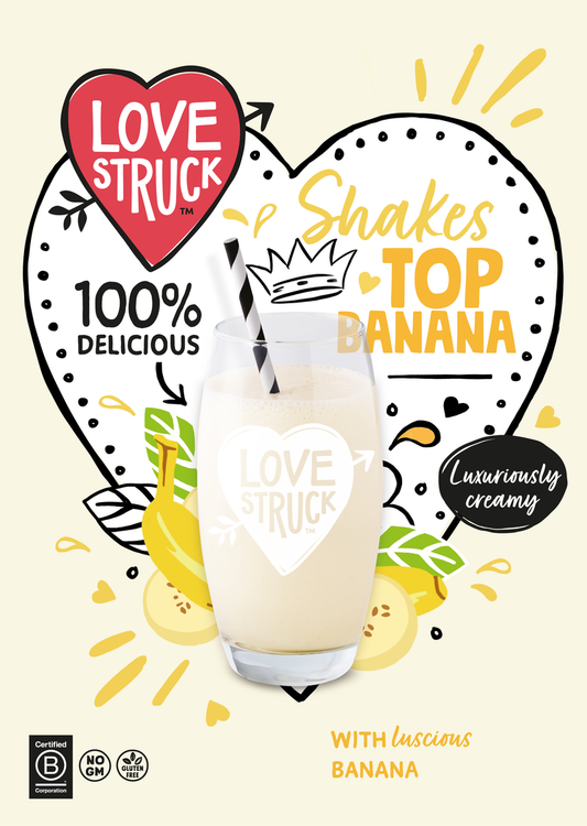 Love Struck MILKSHAKE Top Banana 25x160g
