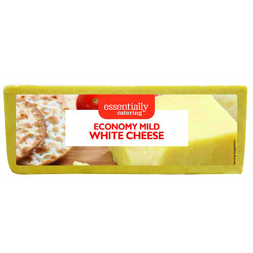 Essential Catering Ec Mild Wht Cheddar 5Kg Per Kg   Per Kg × 1