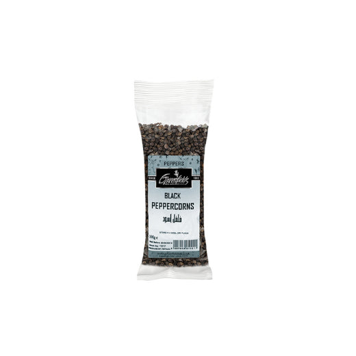 Greenfields Black Peppercorns  12x75g