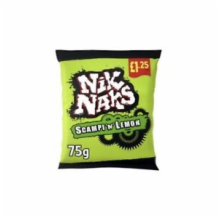 Nik Naks Scampi Lemon   20x75g