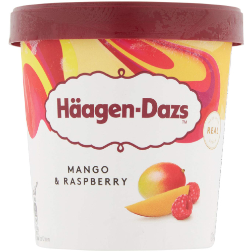 Haagen Dazs Mango/Rasp 8x460ml
