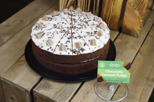 Frozen Vegan Chocolate Caramel sponge cake 14x125g
