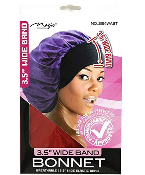 MAGIC COLLECTION WIDE BAND BONNET 2194WAST  Color Assorted Durags and Caps Asetena Pa 