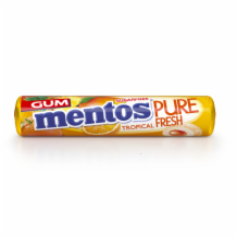 Mentos Pure Fresh Tropical Gum Rolls  24x8pc (6)