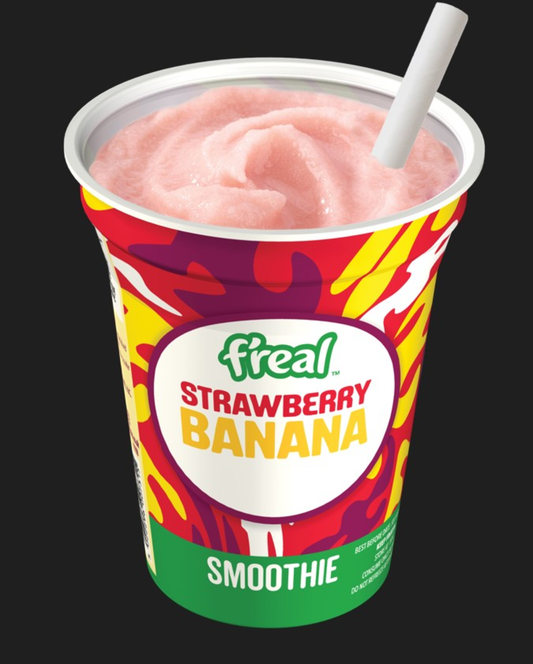 F'Real Strawberry & Banana Smoothie Machine use only 12x250g