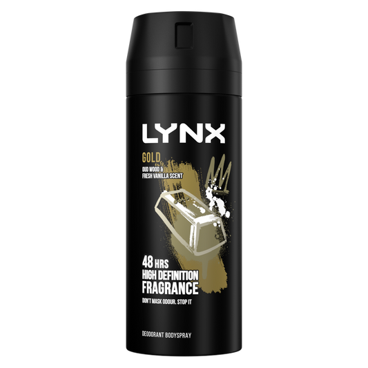 Lynx Body Spray Gold    6x200ml