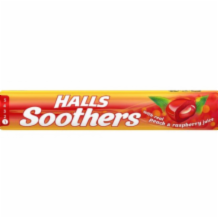 Halls Soothers Peach & Raspberry  20x45g