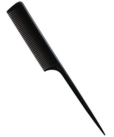 MAGIC COLLECTION HARD RUBBER RAT TAIL COMB 2464  Color Black Hair Brushes and Combs Asetena Pa 