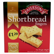 Paterson Shortbread Fingers   14x300g