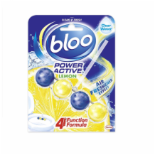 Bloo Power Active Clear Water Toilet Rim Block Lem  6x50g