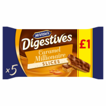 Mcvities Digestive Caramel Slices    1x1's