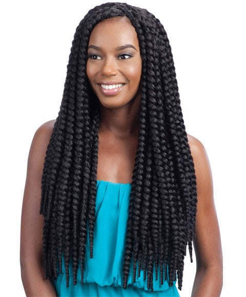 MODEL MODEL 2 X JUMBO TWIST BRAID  Color 1 Hair for Braid Extensions Asetena Pa 
