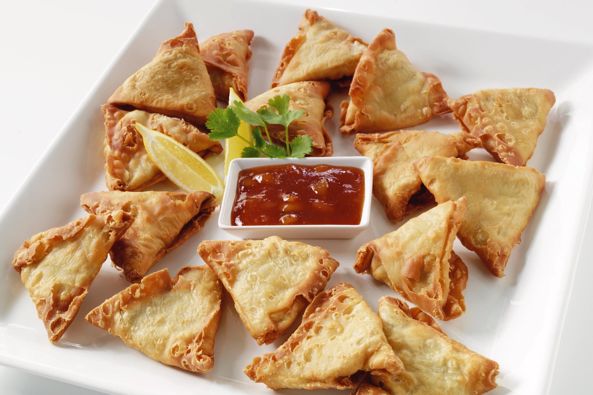 Brakes Vegetable Samosas 18 x 40g Ready Meals Asetena Pa 